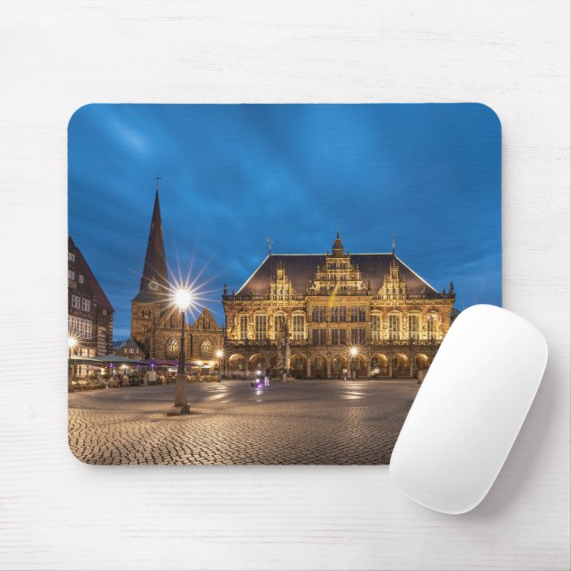 Bremen Germany Mouse Mat (With Mouse)