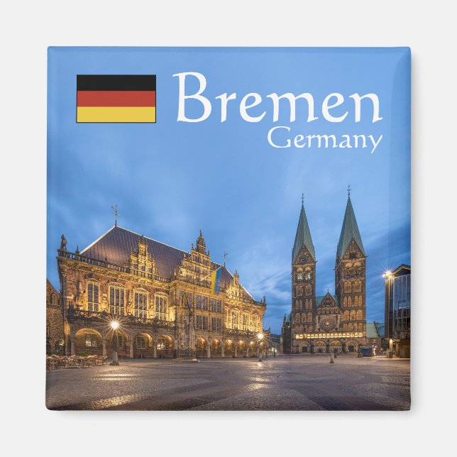 Bremen Germany Souvenir Magnet (Front)