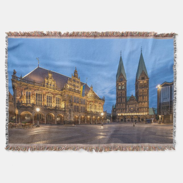 Bremen Germany Throw Blanket (Front)
