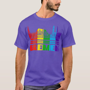 Bremen Pride Bremen LGBT Gift LGBTQ Supporter Tee