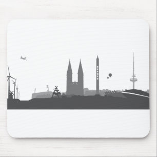 Bremen Skyline Mouse Mat