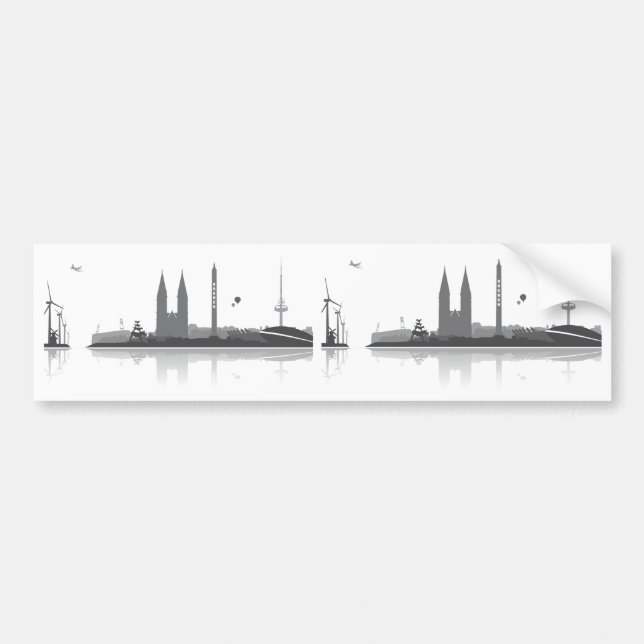 Bremen Skyline sticker (Front)