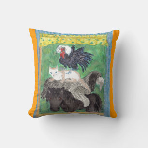 Bremen Town Musicians Cushion