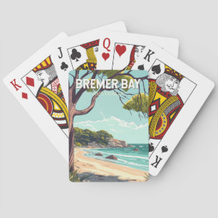 Bremer Bay Australia Travel Art Vintage Playing Cards