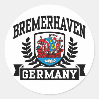 Bremerhaven Germany Classic Round Sticker