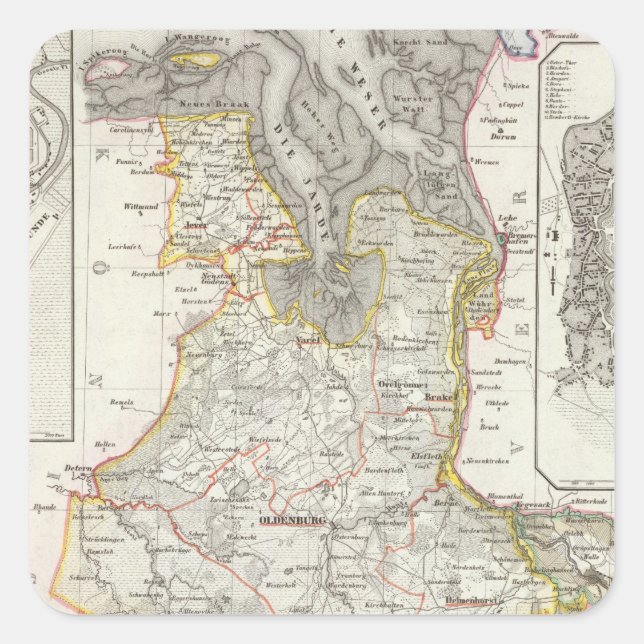 Bremerhaven Germany Square Sticker (Front)