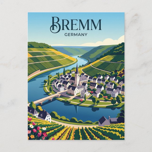 Bremm Germany Postcard (Front)