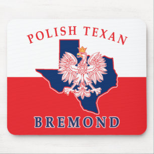Bremond Polish Texan Mouse Mat