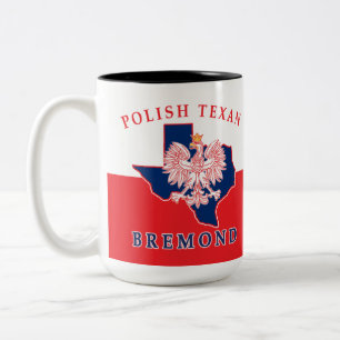 Bremond Polish Texan Two-Tone Coffee Mug