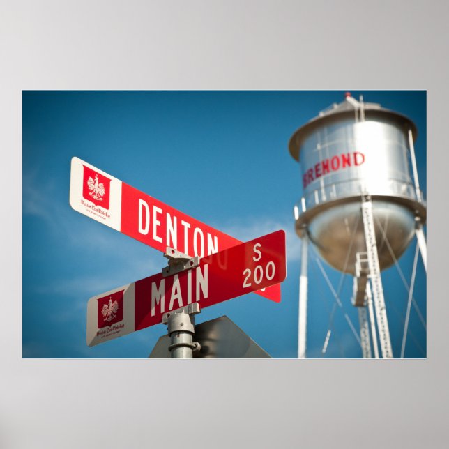 Bremond Texas Poster (Front)