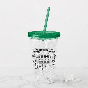 Brenda K Davies Vampire Awakenings Family Tree Acrylic Tumbler