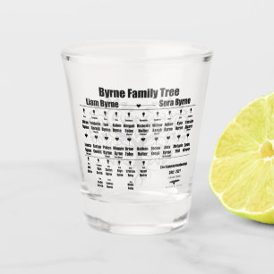 Brenda K Davies Vampire Awakenings Family Tree Shot Glass