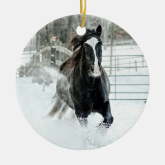 Brenda Lee Running Winter ornament