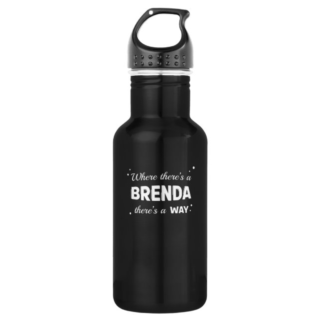 Brenda Name Saying Design For Proud Brendas 532 Ml Water Bottle (Front)