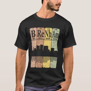 Brenham Periodic Table Elements Brenham Texas Retr T-Shirt