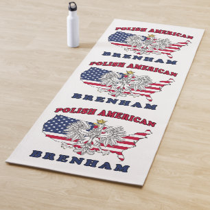 Brenham Texas Polish American Yoga Mat