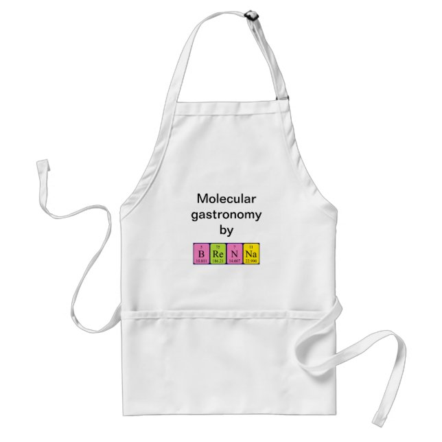 Brenna periodic table name apron (Front)