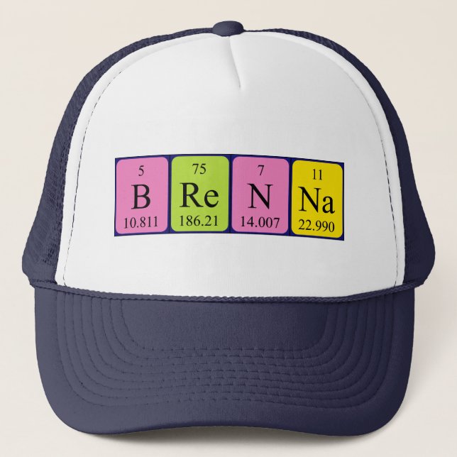 Brenna periodic table name hat (Front)