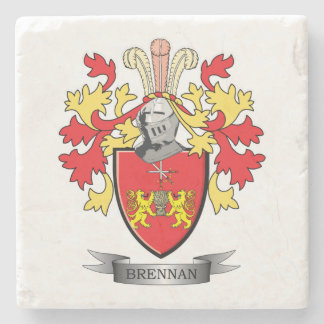 Brennan Coat of Arms Stone Coaster