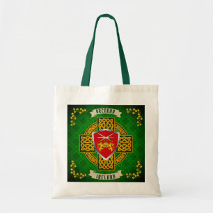 Brennan Irish Shield & Celtic Cross Personalised  Tote Bag