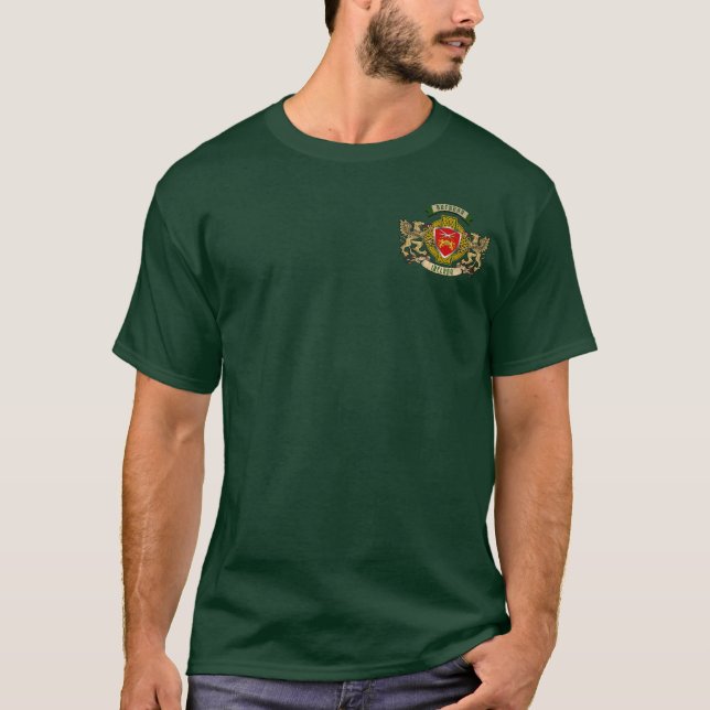 Brennan Irish Shield & Griffins Personalised  T-Shirt (Front)