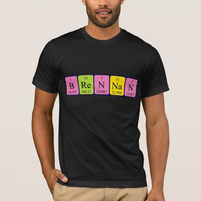 Brennan periodic table name shirt (Front)