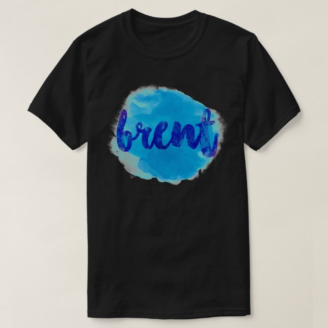 BRENT Blue T-Shirt (Design Front)