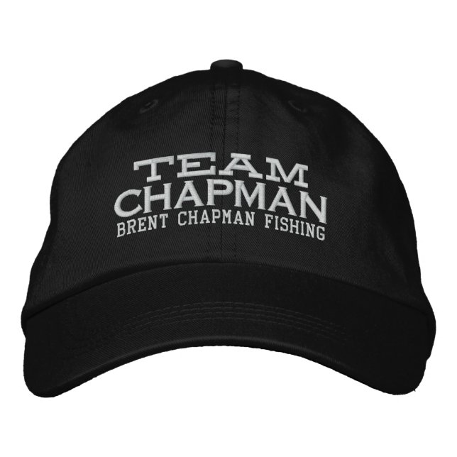 Brent Chapman Fishing Logo - Team Chapman Embroidered Hat (Front)