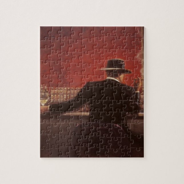 Brent lynch cigar bar jigsaw puzzle (Vertical)