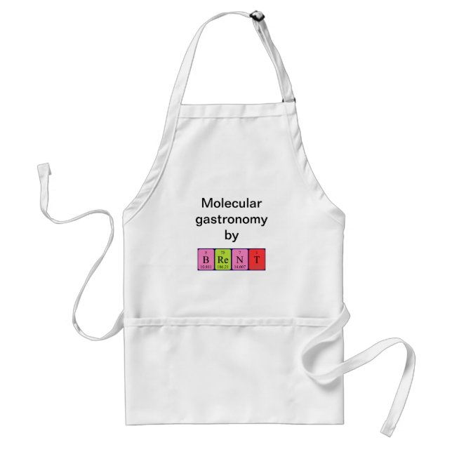 Brent periodic table name apron (Front)