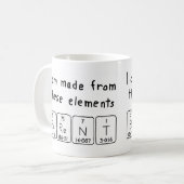 Brent periodic table name mug (Front Left)