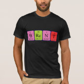 Brent periodic table name shirt (Front)
