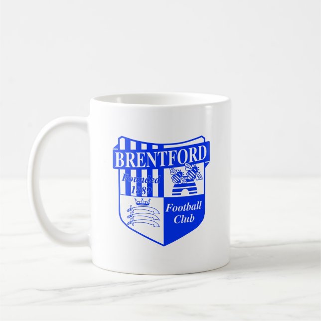 Brentford FC Fan Mug – Retro Edition (Left)