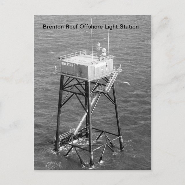 Brenton Reef Offshore Light Station Postcards (Front)