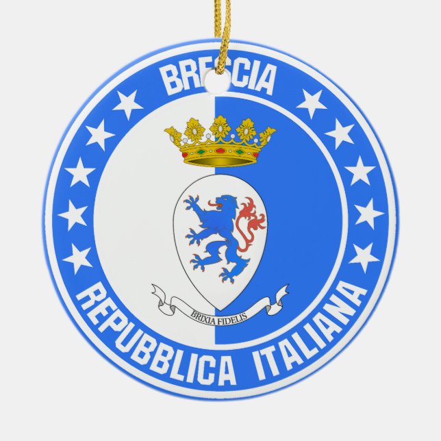 Brescia                                            ceramic tree decoration (Front)
