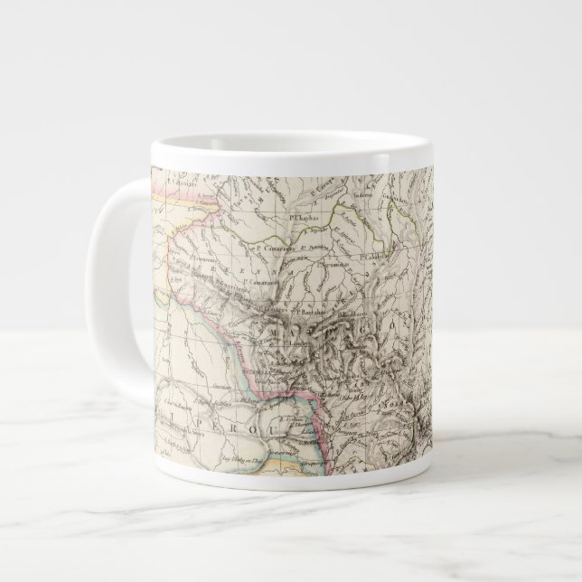 Bresil - Brazil Large Coffee Mug (Front Left)