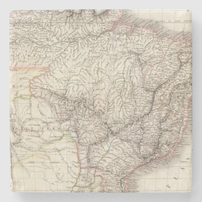 Bresil - Brazil Stone Coaster (Front)