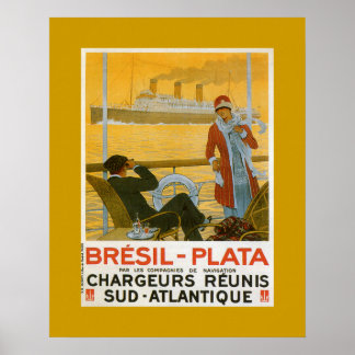 Bresil - Plata Poster