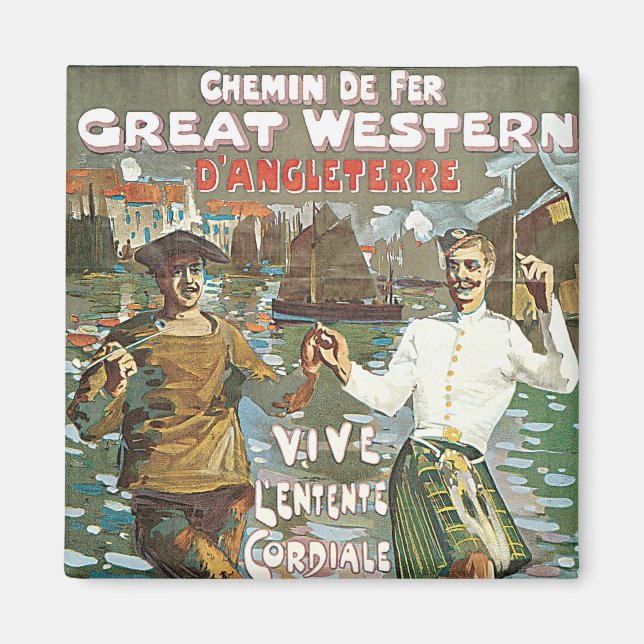 Brest á Londres 18 heurs Magnet (Front)