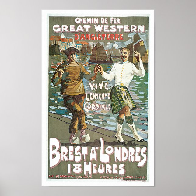Brest á Londres 18 heurs Poster (Front)