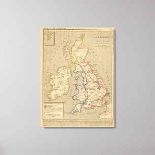 Bretagne Anglo Saxonne, 800 ans apres JC Canvas Print