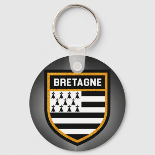 Bretagne Flag Key Ring