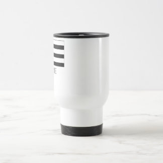 Bretagne flag with name travel mug