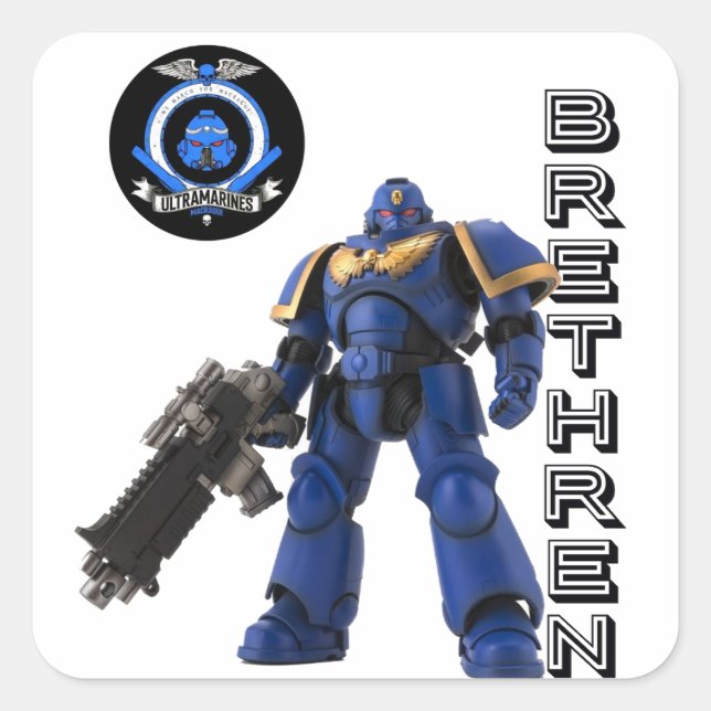 Brethren  square sticker (Front)