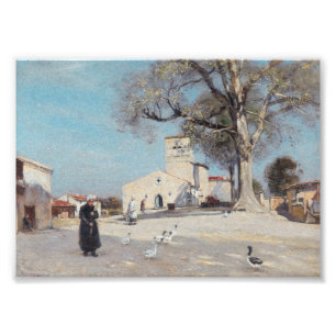 Breton Landscape Village Architecture Photo Print