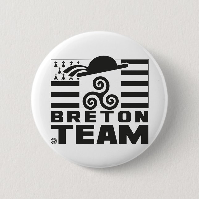 BRETON TEAM 3 6 CM ROUND BADGE (Front)