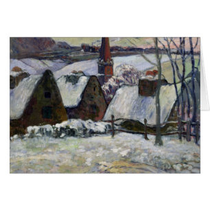 Breton village under snow, 1894