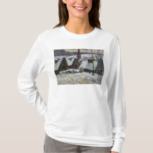 Breton village under snow, 1894 T-Shirt