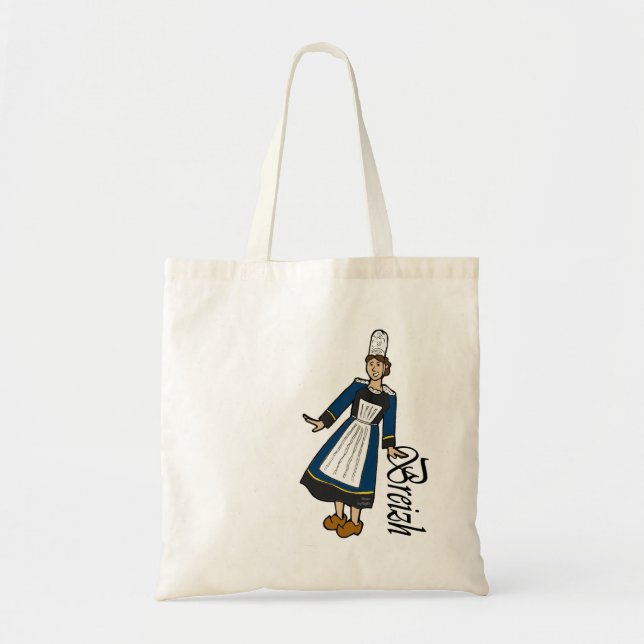 Breton Woman #1 Tote Bag (Front)