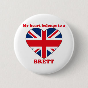 Brett 6 Cm Round Badge